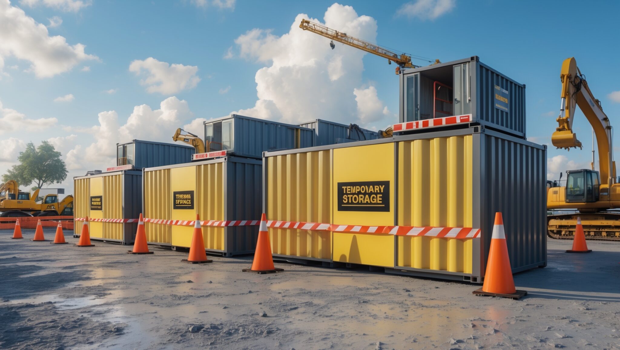 Temporary Storage Setup for Construction: A Step-by-Step Guide