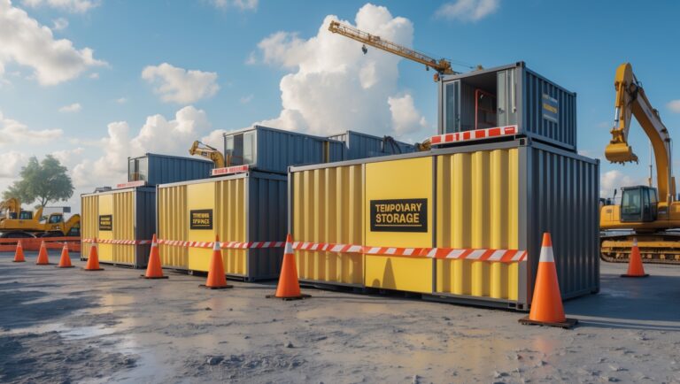 Step-by-Step Guide: Setting Up a Temporary Storage Solution for Construction Projects